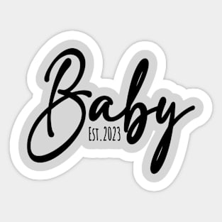 Baby Est. 2023 Sticker